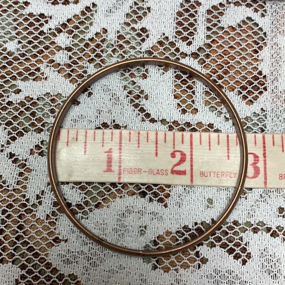 3 vintage copper bangle bracelets - Picture 12 of 17